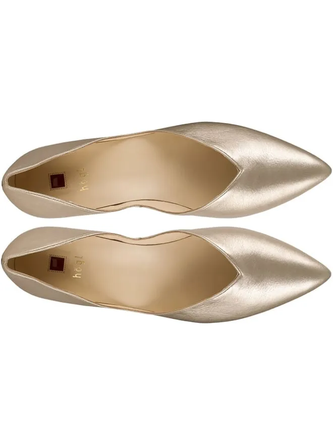 Högl Ballerinas^Leder-Ballerinas in Gold
