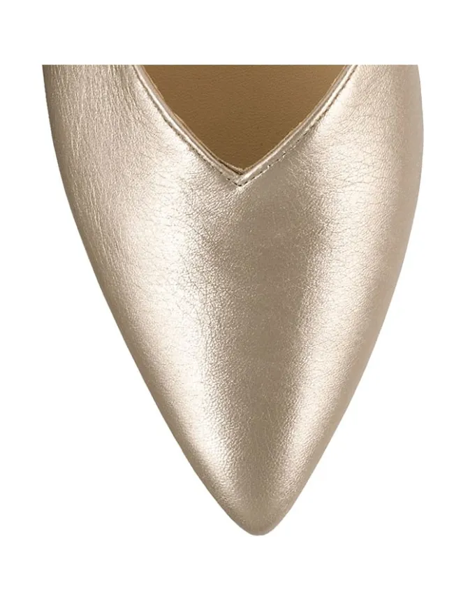 Högl Ballerinas^Leder-Ballerinas in Gold