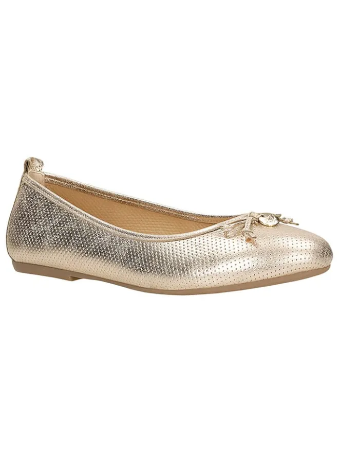 Wojas Ballerinas^Leder-Ballerinas in Gold