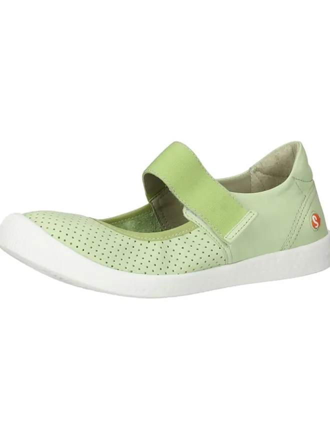 Leder-Ballerinas in Grün>softinos Outlet
