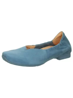 Think! Ballerinas^Leder-Ballerinas in Hellblau