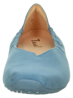 Think! Ballerinas^Leder-Ballerinas in Hellblau