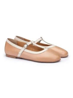 LLOYD Ballerinas^Leder-Ballerinas in Hellbraun/ Beige