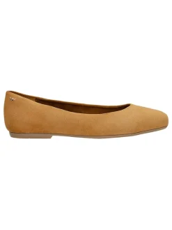 Leder-Ballerinas in Hellbraun>Wojas Outlet