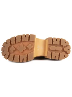 Leder-Ballerinas in Hellbraun><noscript><img width=