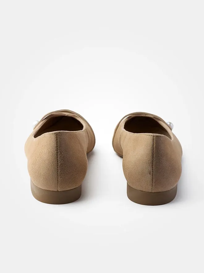 Leder-Ballerinas in Hellbraun>Paul Green Discount