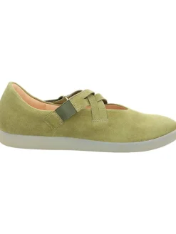 Think! Sandalen^Leder-Ballerinas in Khaki