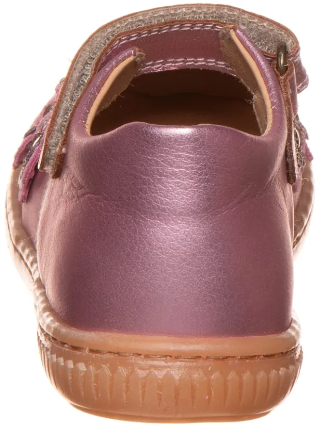 POM POM Ballerinas^Leder-Ballerinas in Lila