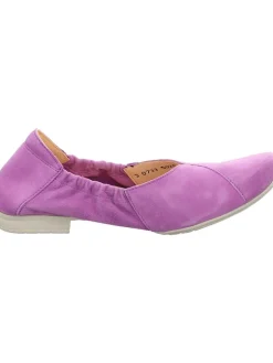 Think! Ballerinas^Leder-Ballerinas in Lila