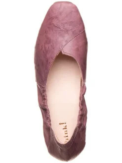 Think! Ballerinas^Leder-Ballerinas in Lila