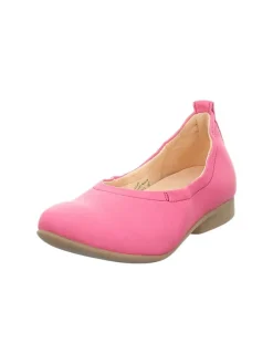 Think! Ballerinas^Leder-Ballerinas in Pink