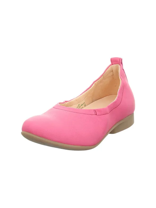 Think! Ballerinas^Leder-Ballerinas in Pink