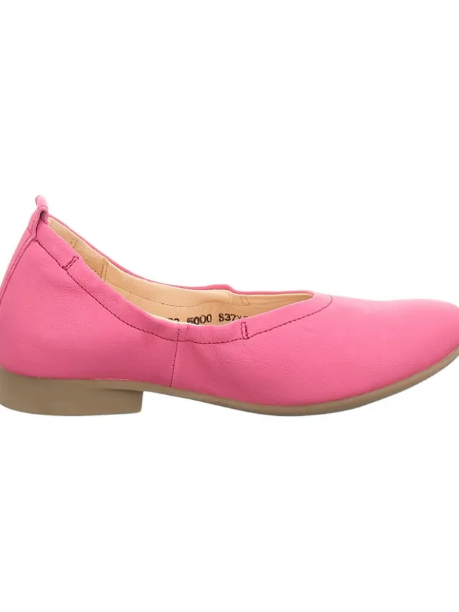 Think! Ballerinas^Leder-Ballerinas in Pink