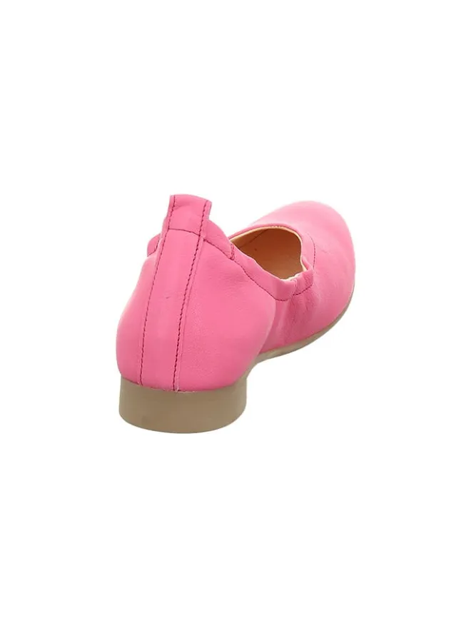 Think! Ballerinas^Leder-Ballerinas in Pink