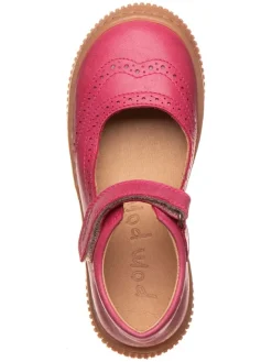 Leder-Ballerinas in Pink><noscript><img width=