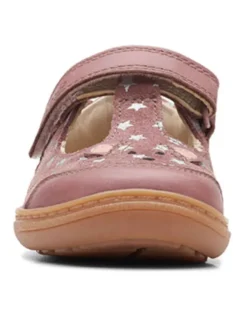 Leder-Ballerinas in Rosa><noscript><img width=