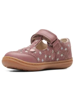 Leder-Ballerinas in Rosa><noscript><img width=
