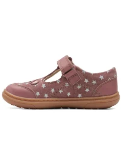 Leder-Ballerinas in Rosa><noscript><img width=