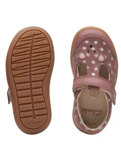 Leder-Ballerinas in Rosa><noscript><img width=
