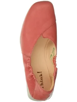 Think! Ballerinas^Leder-Ballerinas in Rosa