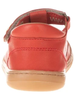 Leder-Ballerinas in Rot><noscript><img width=