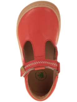Leder-Ballerinas in Rot><noscript><img width=