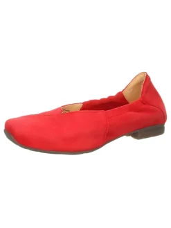 Think! Ballerinas^Leder-Ballerinas in Rot