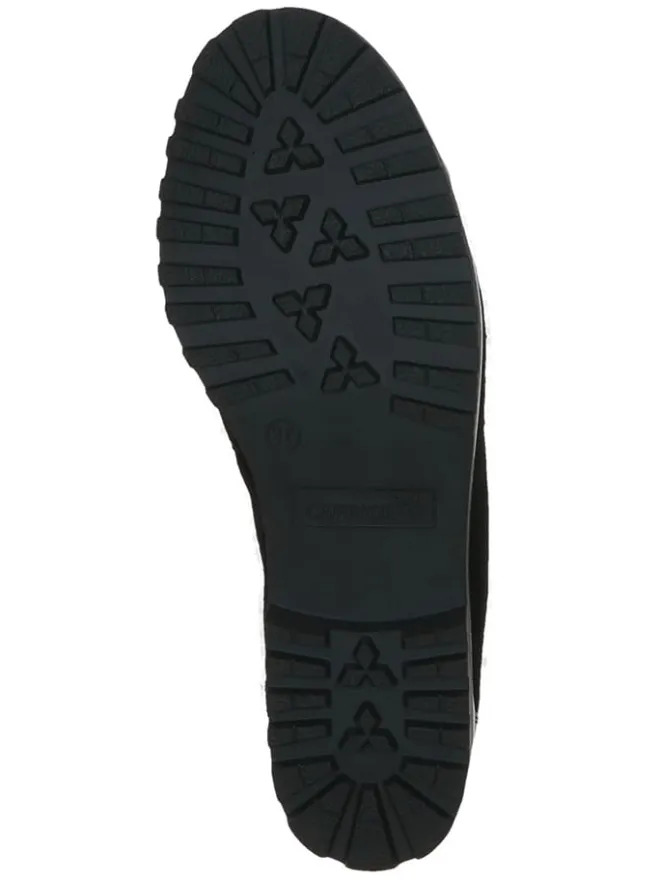 Leder-Ballerinas in Schwarz>Caprice Clearance