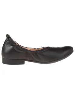 Think! Ballerinas^Leder-Ballerinas in Schwarz