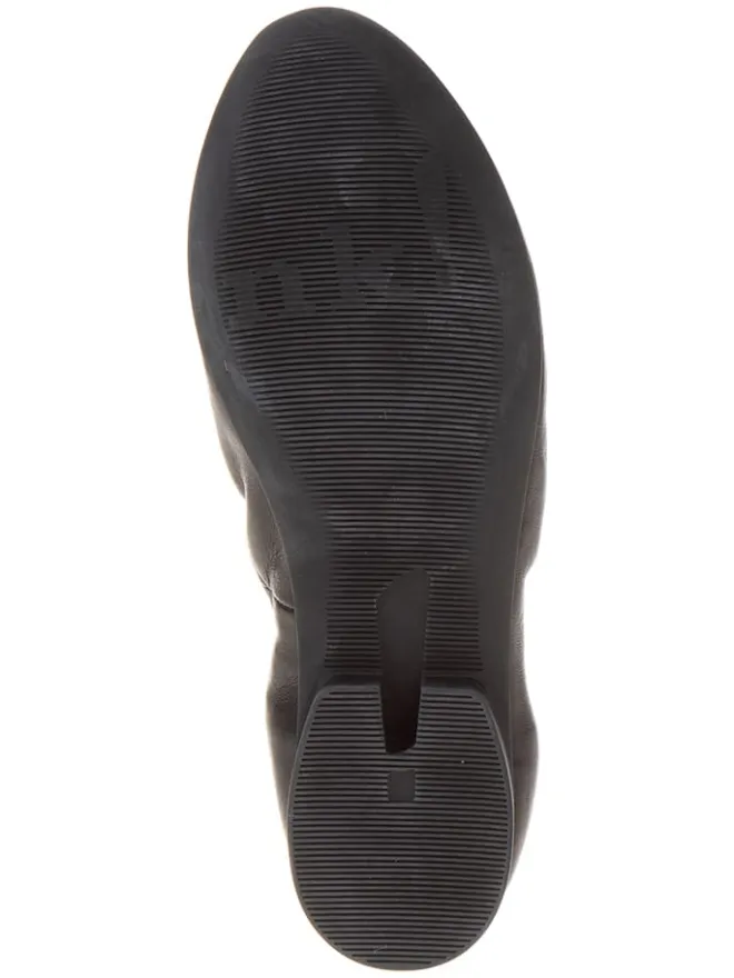 Think! Ballerinas^Leder-Ballerinas in Schwarz