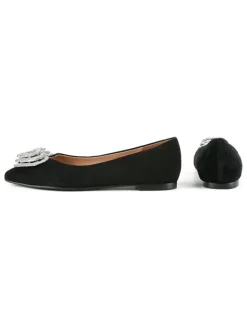 loft37 Ballerinas^Leder-Ballerinas in Schwarz
