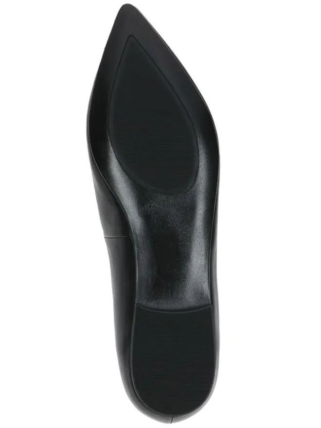 Leder-Ballerinas in Schwarz>Caprice Sale