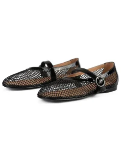 loft37 Ballerinas^Leder-Ballerinas in Schwarz