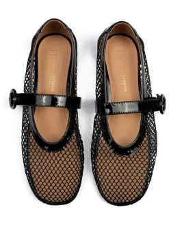 loft37 Ballerinas^Leder-Ballerinas in Schwarz
