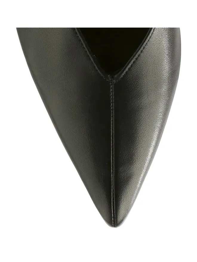 Leder-Ballerinas in Schwarz>Högl New