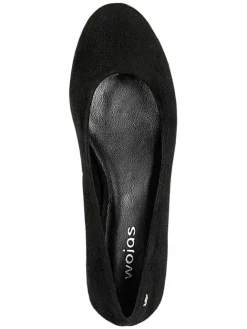 Wojas Ballerinas^Leder-Ballerinas in Schwarz