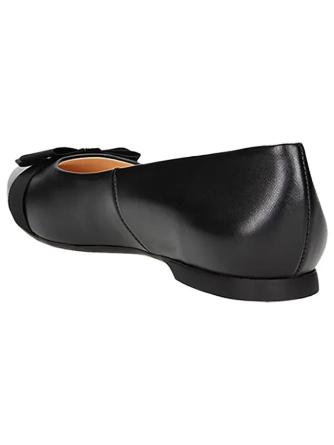 Leder-Ballerinas in Schwarz>Wojas New