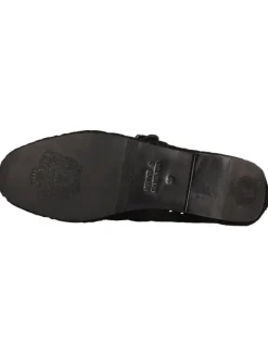 Leder-Ballerinas in Schwarz><noscript><img width=