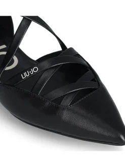 Liu Jo Ballerinas^Leder-Ballerinas in Schwarz