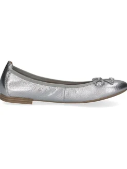 Caprice Ballerinas^Leder-Ballerinas in Silber