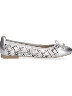 Caprice Ballerinas^Leder-Ballerinas in Silber