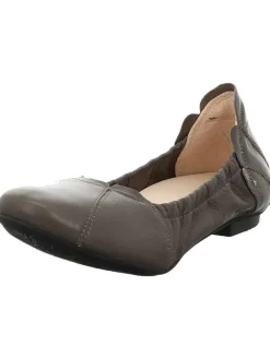 Think! Ballerinas^Leder-Ballerinas in Taupe