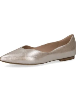Leder-Ballerinas in Taupe>Caprice Hot