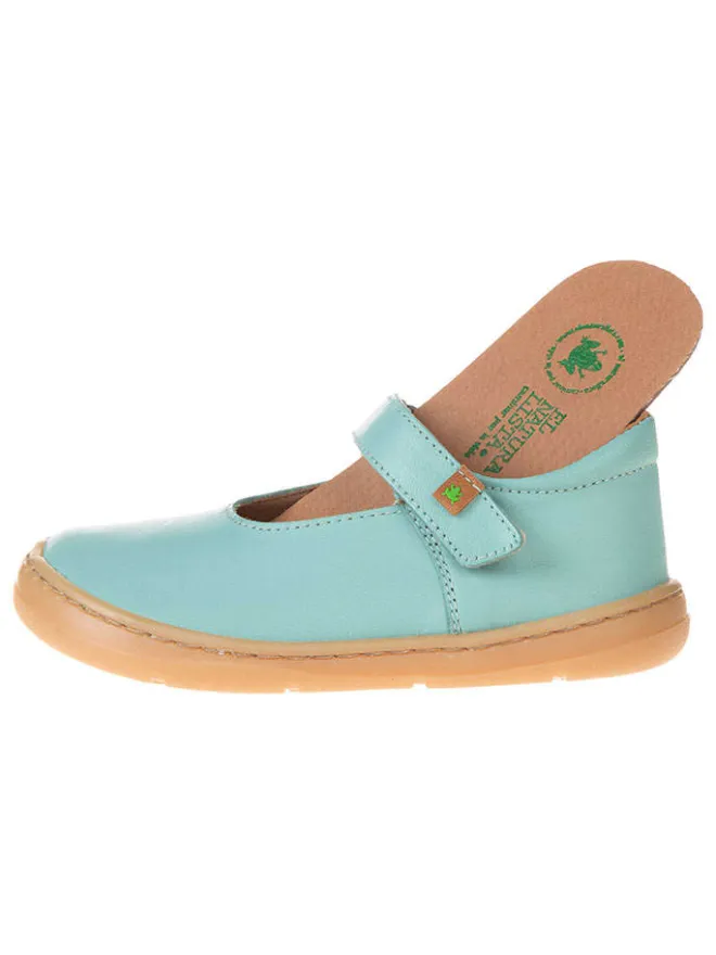 El Naturalista Ballerinas^Leder-Ballerinas in Türkis