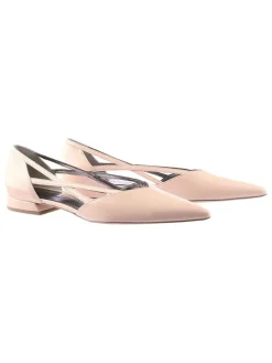 Leder-Ballerinas "Lune" in Beige>Högl Clearance