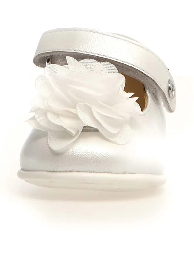 Leder-Ballerinas "Pennily" in Weiß>Naturino Clearance