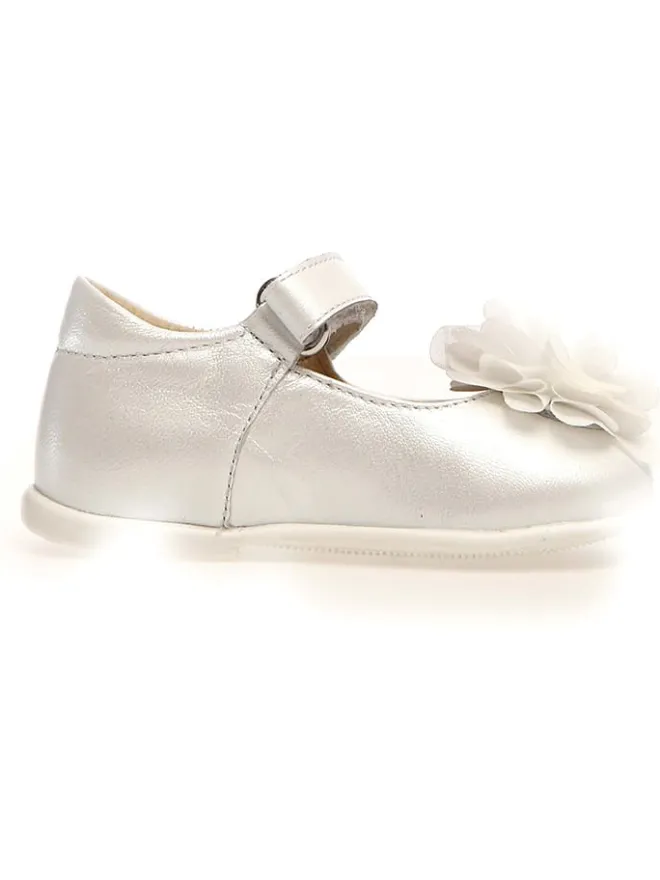 Leder-Ballerinas "Pennily" in Weiß>Naturino Clearance