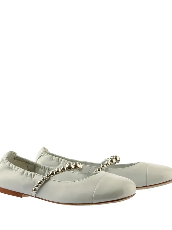 Högl Ballerinas^Leder-Ballerinas "Sabrina" in Creme