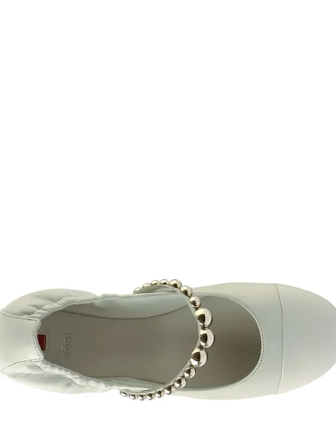 Högl Ballerinas^Leder-Ballerinas "Sabrina" in Creme