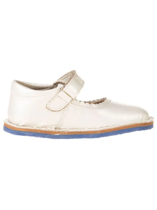 lamino Halbschuhe|Ballerinas^Leder-Barfuß-Ballerinas in Creme